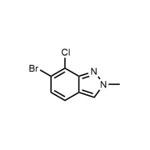 6-Bromo-7-chloro-2-methyl-2H-indazole|CS-0997514