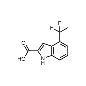 4-(1,1-Difluoroethyl)-1H-indole-2-carboxylic acid|CS-0997520