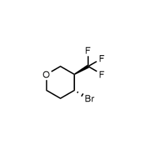 2H-Pyran, 4-bromotetrahydro-3-(trifluoromethyl)-, (3S,4R)-|CS-0997600