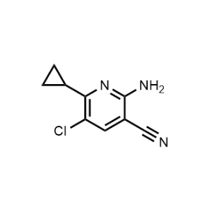 2-Amino-5-chloro-6-cyclopropyl-3-pyridinecarbonitrile|CS-0997645