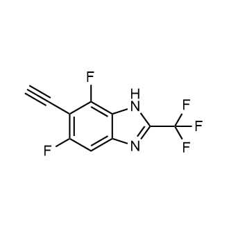 6-Ethynyl-5,7-difluoro-2-(trifluoromethyl)-1H-benzimidazole|CS-0997662