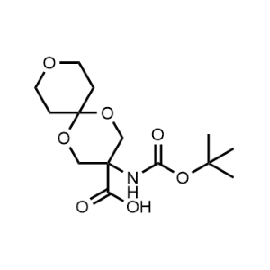 1,5,9-Trioxaspiro[5.5]undecane-3-carboxylic acid, 3-[[(1,1-dimethylethoxy)carbonyl]amino]-|CS-0997707