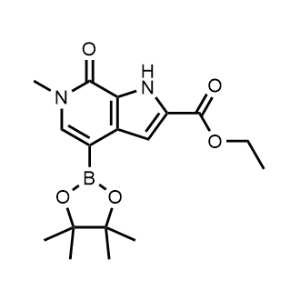 Ethyl 6-methyl-7-oxo-4-(4,4,5,5-tetramethyl-1,3,2-dioxaborolan-2-yl)-6,7-dihydro-1H-pyrrolo[2,3-c]pyridine-2-carboxylate|CS-0997986