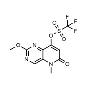 2-Methoxy-5-methyl-6-oxo-5,6-dihydropyrido[3,2-d]pyrimidin-8-yl trifluoromethanesulfonate|CS-0997990