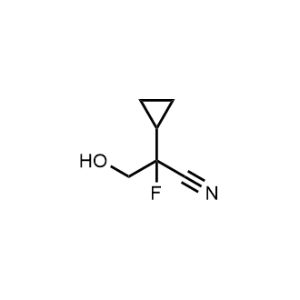 2-Cyclopropyl-2-fluoro-3-hydroxypropanenitrile|CS-0998126
