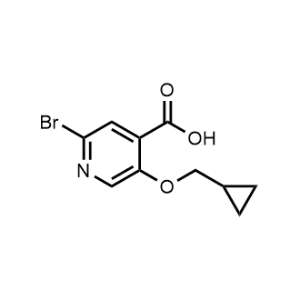 2-Bromo-5-(cyclopropylmethoxy)isonicotinic acid|CS-0998253