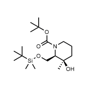 (2R,3R)-tert-Butyl 2-(((tert-butyldimethylsilyl)oxy)methyl)-3-hydroxy-3-methylpiperidine-1-carboxylate|CS-0998400