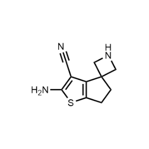 2'-Amino-5',6'-dihydrospiro[azetidine-3,4'-cyclopenta[b]thiophene]-3'-carbonitrile|CS-0998475