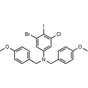 3-Bromo-5-chloro-4-iodo-N,N-bis(4-methoxybenzyl)aniline|CS-0998560