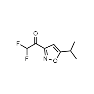 2,2-Difluoro-1-(5-isopropylisoxazol-3-yl)ethanone|CS-0998905
