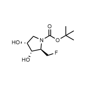 (2R,3S,4R)-tert-Butyl 2-(fluoromethyl)-3,4-dihydroxypyrrolidine-1-carboxylate|CS-0999020