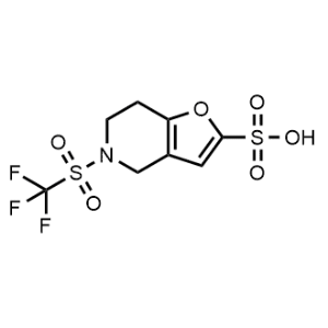 5-((Trifluoromethyl)sulfonyl)-4,5,6,7-tetrahydrofuro[3,2-c]pyridine-2-sulfonic acid|CS-0999324