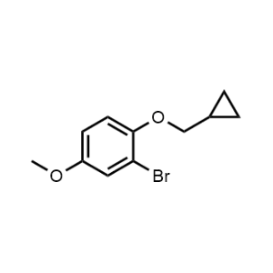 2-Bromo-1-(cyclopropylmethoxy)-4-methoxybenzene|CS-0999394