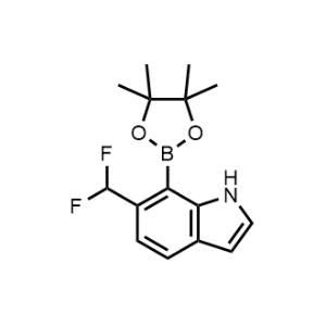 6-(Difluoromethyl)-7-(4,4,5,5-tetramethyl-1,3,2-dioxaborolan-2-yl)-1H-indole|CS-0999522