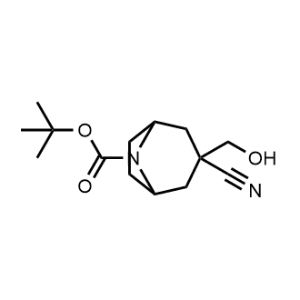 tert-Butyl 3-cyano-3-(hydroxymethyl)-8-azabicyclo[3.2.1]octane-8-carboxylate|CS-0999531