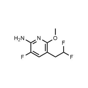 5-(2,2-Difluoroethyl)-3-fluoro-6-methoxypyridin-2-amine|CS-0999564