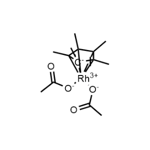 Bis(acetato-κO)[(1,2,3,4,5-η)-1,2,3,4,5-pentamethyl-2,4-cyclopentadien-1-yl]rhodium|CS-0999770