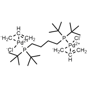 [μ-[1,1'-(1,4-Butanediyl)bis[1,1-bis(1,1-dimethylethyl)phosphine-κP]]]dichlorobis(η3-2-propen-1-yl)dipalladium|CS-0999777