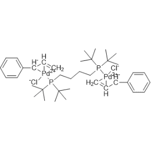 [μ-[1,1'-(1,4-Butanediyl)bis[1,1-bis(1,1-dimethylethyl)phosphine-κP]]]dichlorobis[(1,2,3-η)-1-phenyl-2-propen-1-yl]dipalladium|CS-0999779