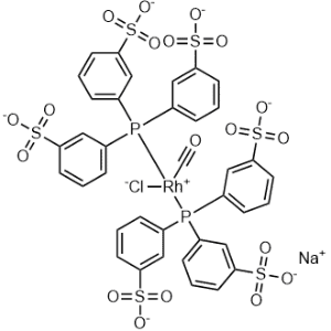 Rhodate(6-), carbonylchlorobis[[3,3',3''-(phosphinidyne-κP)tris[benzenesulfonato]](3-)]-, sodium 1:6|CS-0999786