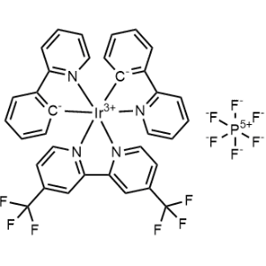 Iridium(1+), [4,4'-bis(trifluoromethyl)-2,2'-bipyridine-κN1,κN1']bis[2-(2-pyridinyl-κN)phenyl-κC]-, (OC-6-33)-, hexafluorophosphate(1-) 1:1|CS-0999791