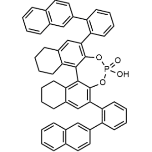 Dinaphtho[2,1-d:1',2'-f][1,3,2]dioxaphosphepin, 8,9,10,11,12,13,14,15-octahydro-4-hydroxy-2,6-bis[2-(2-naphthalenyl)phenyl]-, 4-oxide, (11bR)-|CS-0999807