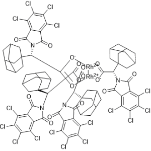 Rhodium, tetrakis[μ-[(αS)-4,5,6,7-tetrachloro-1,3-dihydro-1,3-dioxo-α-tricyclo[3.3.1.13,7]dec-1-yl-2H-isoindole-2-acetato-κO2:κO2']]di-, Rh-Rh|CS-0999815
