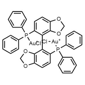 [μ-[1,1'-(4R)-[4,4'-Bi-1,3-benzodioxole]-5,5'-diylbis[1,1-diphenylphosphine-κP]]]dichlorodigold|CS-0999822