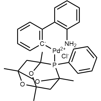 [2'-(Amino-κN)[1,1'-biphenyl]-2-yl-κC]chloro(1,3,5,7-tetramethyl-8-phenyl-2,4,6-trioxa-8-phosphatricyclo[3.3.1.13,7]decane-κP8)palladium|CS-0999844