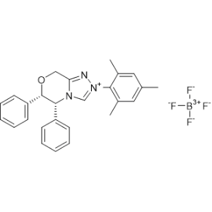 8H-1,2,4-Triazolo[3,4-c][1,4]oxazinium, 5,6-dihydro-5,6-diphenyl-2-(2,4,6-trimethylphenyl)-, (5R,6S)-, tetrafluoroborate(1-) 1:1|CS-0999848