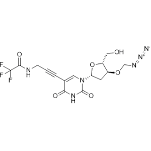 3'-O-(Azidomethyl)-2'-deoxy-5-[3-[(trifluoroacetyl)amino]-1-propyn-1-yl]uridine|CS-1000063