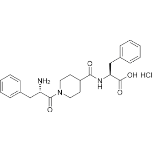 (2S)-2-[[1-[(2S)-2-amino-3-phenylpropanoyl]piperidine-4-carbonyl]amino]-3-phenylpropanoic acid hydrochloride|CS-1000910