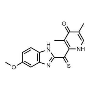 2-[(6-Methoxy-1H-benzimidazol-2-yl)thioxomethyl]-3,5-dimethyl-4(1H)-pyridinone|CS-1001107