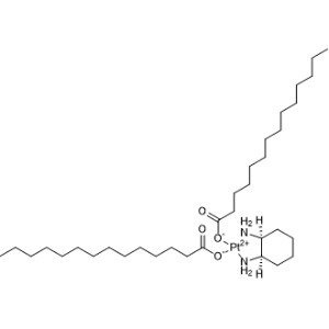 (SP-4-3)-[rel-(1R,2S)-1,2-Cyclohexanediamine-κN1,κN2]bis(tetradecanoato-κO)platinum|CS-1001187