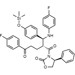(2R)-5-(4-Fluorophenyl)-2-[(S)-[(4-fluorophenyl)amino][4-[(trimethylsilyl)oxy]phenyl]methyl]-1-[(4S)-2-oxo-4-phenyl-3-oxazolidinyl]-1,5-pentanedione|CS-1001201