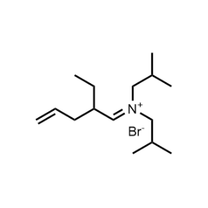 1-Propanaminium, N-(2-ethyl-4-penten-1-ylidene)-2-methyl-N-(2-methylpropyl)-, bromide 1:1|CS-1001327
