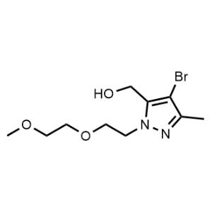 (4-Bromo-1-(2-(2-methoxyethoxy)ethyl)-3-methyl-1H-pyrazol-5-yl)methanol|CS-1001346