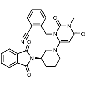 2-[[6-[(3R)-3-(1,3-Dihydro-1,3-dioxo-2H-isoindol-2-yl)-1-piperidinyl]-3,4-dihydro-3-methyl-2,4-dioxo-1(2H)-pyrimidinyl]methyl]benzonitrile|CS-1001396