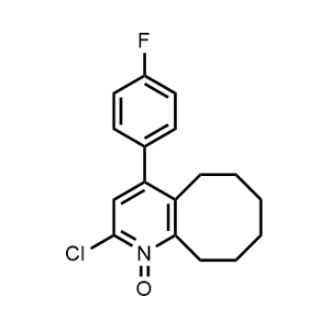 2-Chloro-4-(4-fluorophenyl)-5,6,7,8,9,10-hexahydrocycloocta[b]pyridine 1-oxide Blonanserin Impurity|CS-1001406