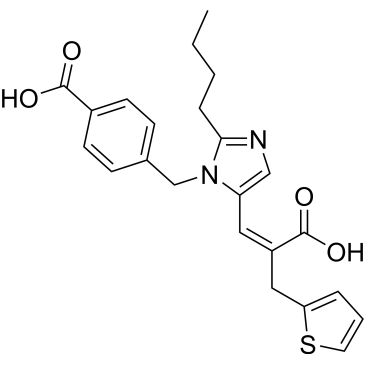 (αZ)-α-[[2-Butyl-1-[(4-carboxyphenyl)methyl]-1H-imidazol-5-yl]methylene]-2-thiophenepropanoic acid|CS-1001551