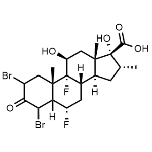 (6α,11β,16α,17α)-2,4-Dibromo-6,9-difluoro-11,17-dihydroxy-16-methyl-3-oxoandrostane-17-carboxylic acid|CS-1001952