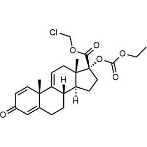 Chloromethyl (17α)-17-[(ethoxycarbonyl)oxy]-3-oxoandrosta-1,4,9(11)-triene-17-carboxylate|CS-1002517
