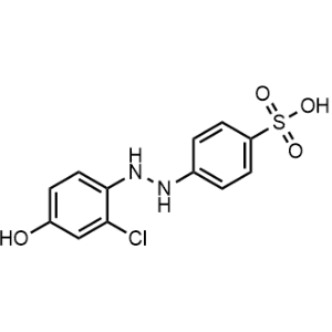 4-[2-(2-Chloro-4-hydroxyphenyl)hydrazinyl]benzenesulfonic acid|CS-1002692