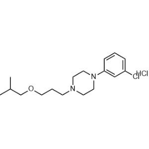 Piperazine, 1-(3-chlorophenyl)-4-[3-(2-methylpropoxy)propyl]-, hydrochloride 1:1|CS-1003126