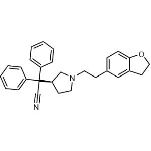 (3S)-1-[2-(2,3-Dihydro-5-benzofuranyl)ethyl]-α,α-diphenyl-3-pyrrolidineacetonitrile|CS-1003200