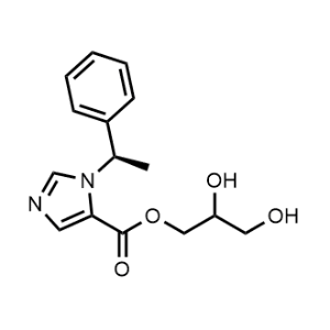 2,3-Dihydroxypropyl 1-[(1R)-1-phenylethyl]-1H-imidazole-5-carboxylate|CS-1003271