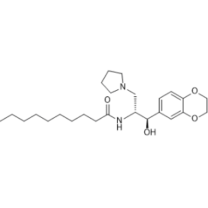 N-[(1R,2R)-2-(2,3-Dihydro-1,4-benzodioxin-6-yl)-2-hydroxy-1-(1-pyrrolidinylmethyl)ethyl]decanamide|CS-1003986