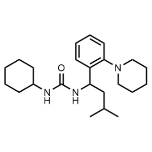 N-Cyclohexyl-N'-[3-methyl-1-[2-(1-piperidinyl)phenyl]butyl]urea|CS-1004446