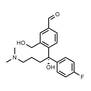 4-[(1S)-4-(Dimethylamino)-1-(4-fluorophenyl)-1-hydroxybutyl]-3-(hydroxymethyl)benzaldehyde|CS-1004475
