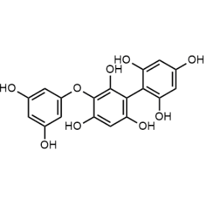 [1,1'-Biphenyl]-2,2',4,4',6,6'-hexol, 3-(3,5-dihydroxyphenoxy)-|CS-1004642